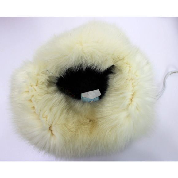 Mitchie's Matchings HAT Fur & Leather Shadow FOX Winter Trapper Canada Vintage - Picture 8 of 14